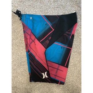 HURLEY PHANTOM BOARDSHORTS MULTICOLOR SWIM SUIT MENS SIZE 34